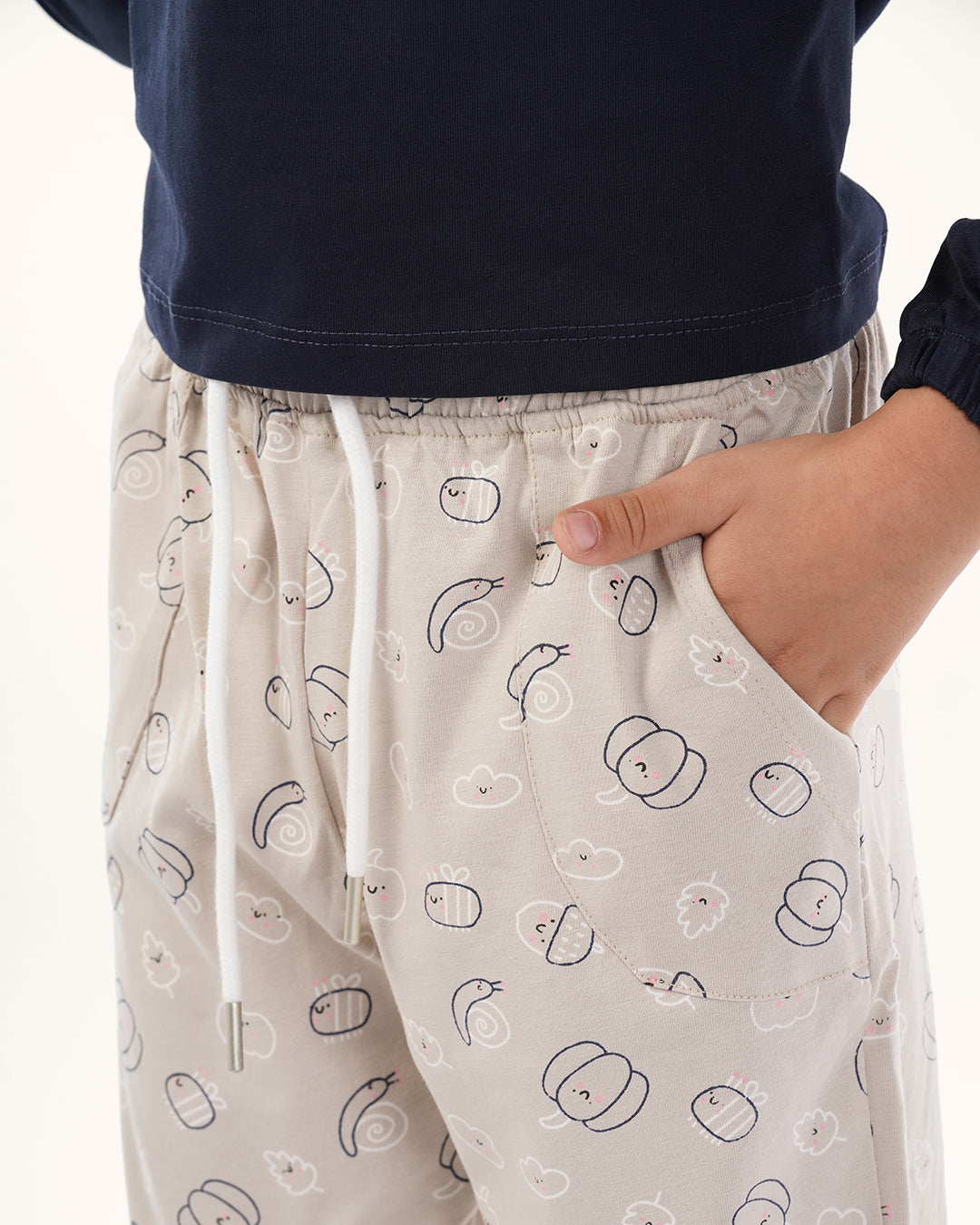 بيجاما بنطلون قطن و توب بكم اهلا ب الخريف