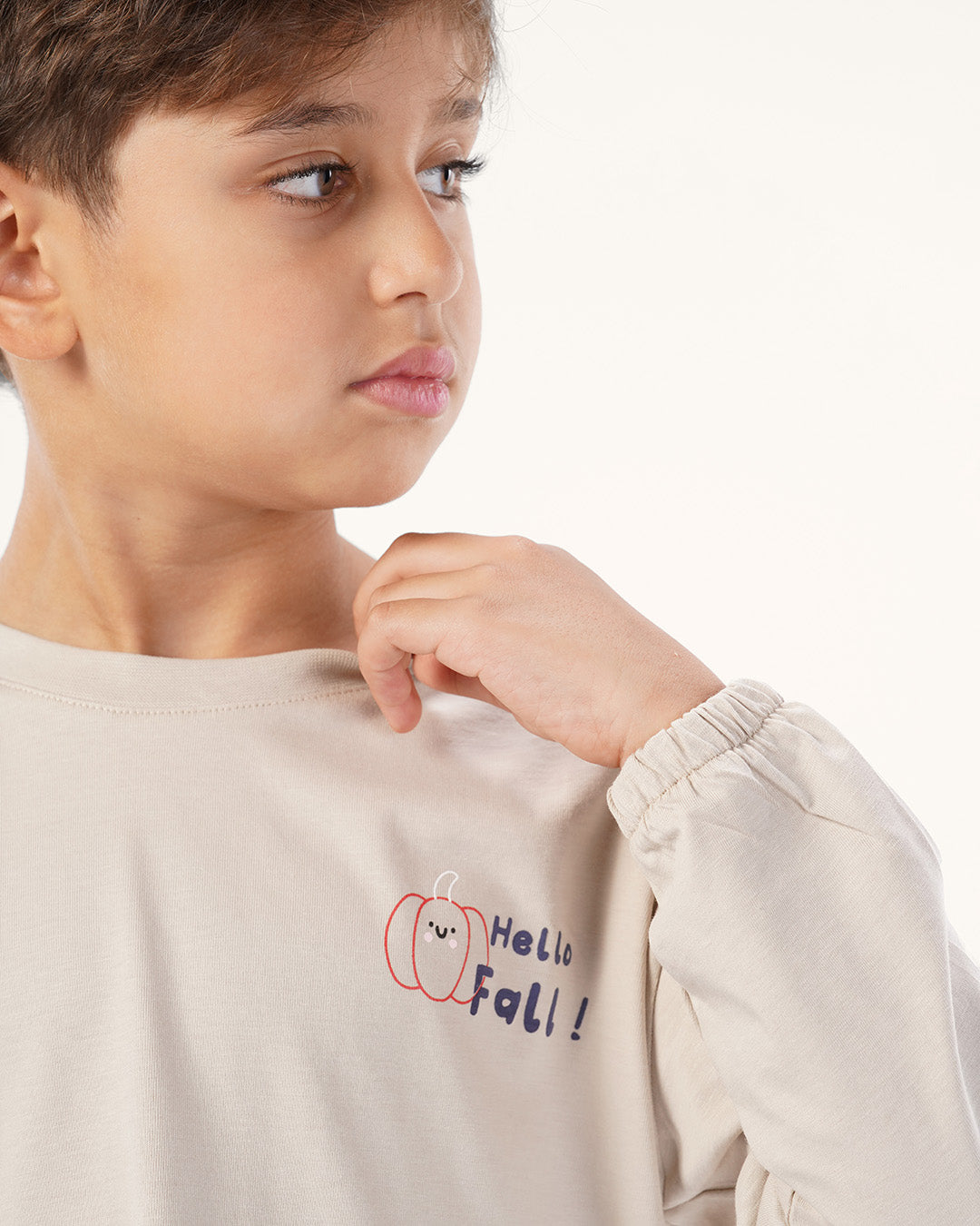 بيجاما بنطلون قطن و توب بكم اهلا ب الخريف