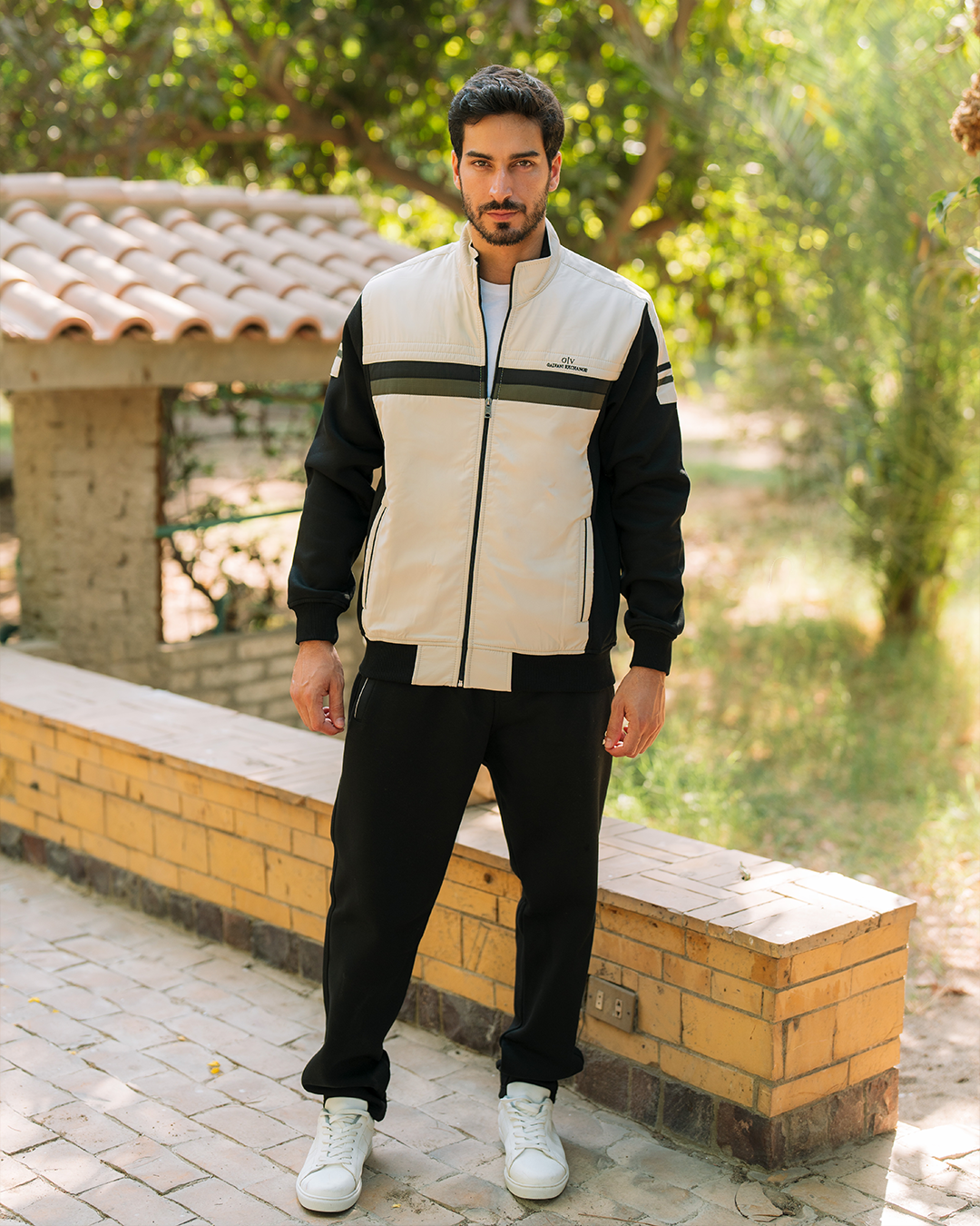 G/V GALVANI بيجامه رجالي ياقة وبسوسته مفتوح وبجيوب