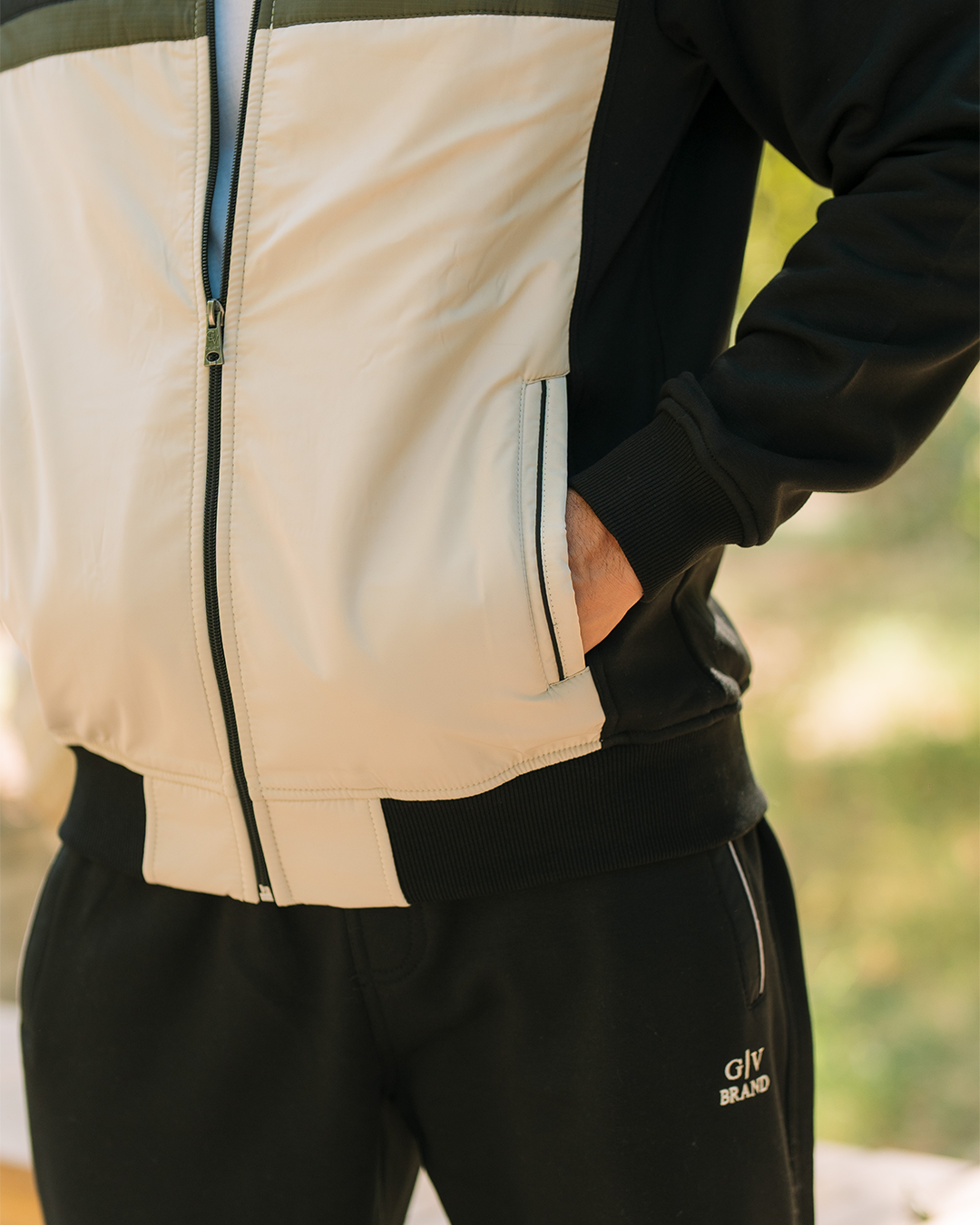 G/V GALVANI بيجامه رجالي ياقة وبسوسته مفتوح وبجيوب