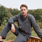 Men's Fleece round neck with pocket pajama