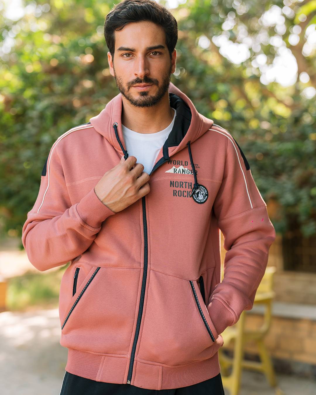 WORLD RANGER بيجامه رجالي كابيشو وبسوسته مفتوح وبجيوب