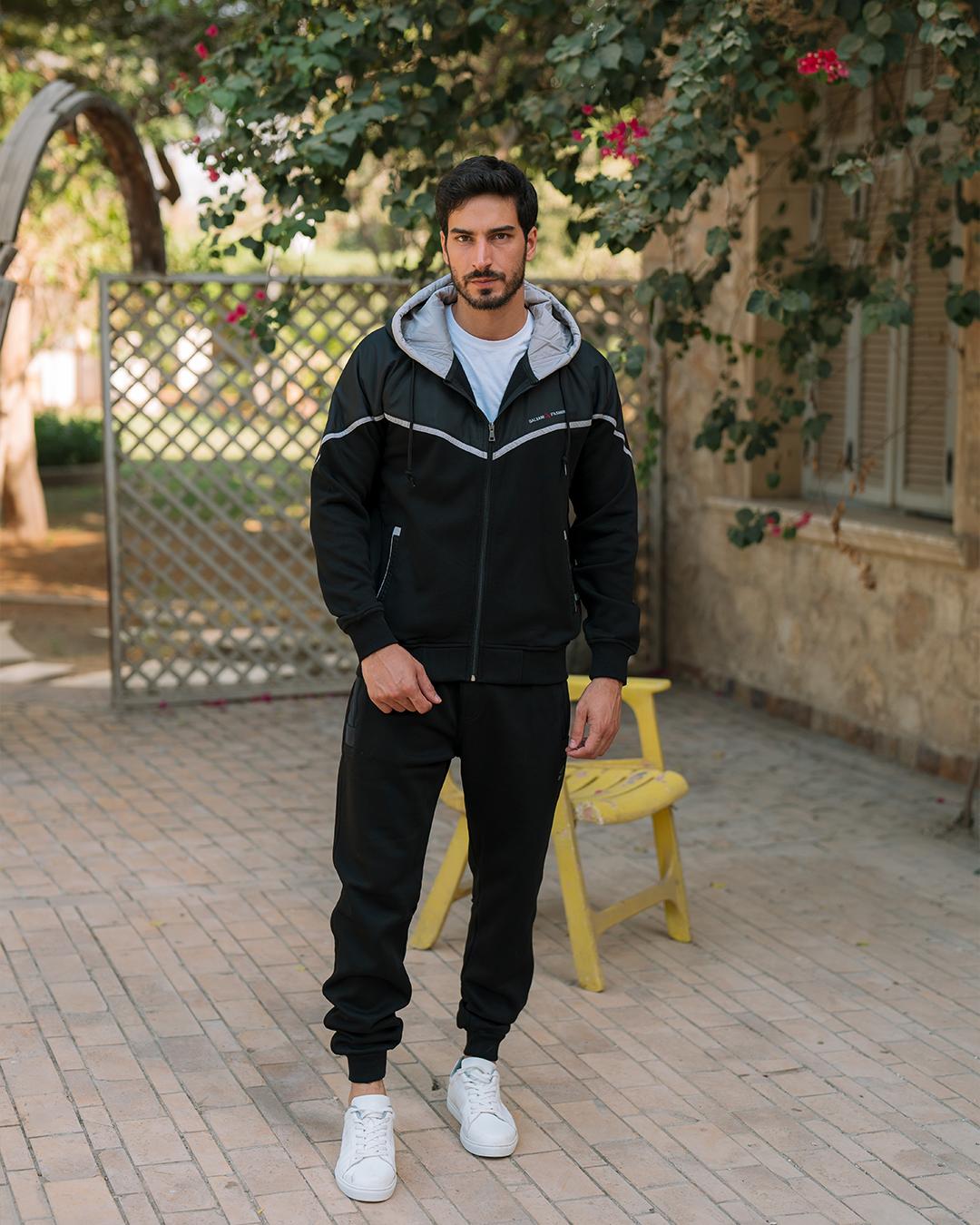 GALVANI GV FASHOIN بيجامه رجالي كابيشو وبسوسته مفتوح وبجيوب