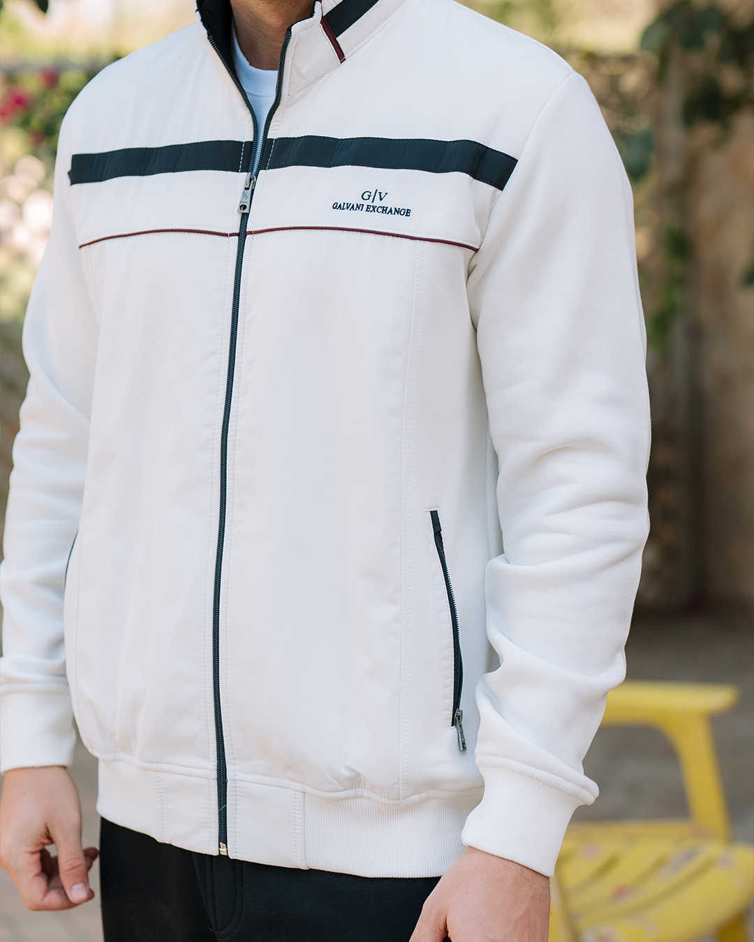 G/V GALVANI بيجامه رجالي ياقة وبسوسته مفتوح وبجيوب