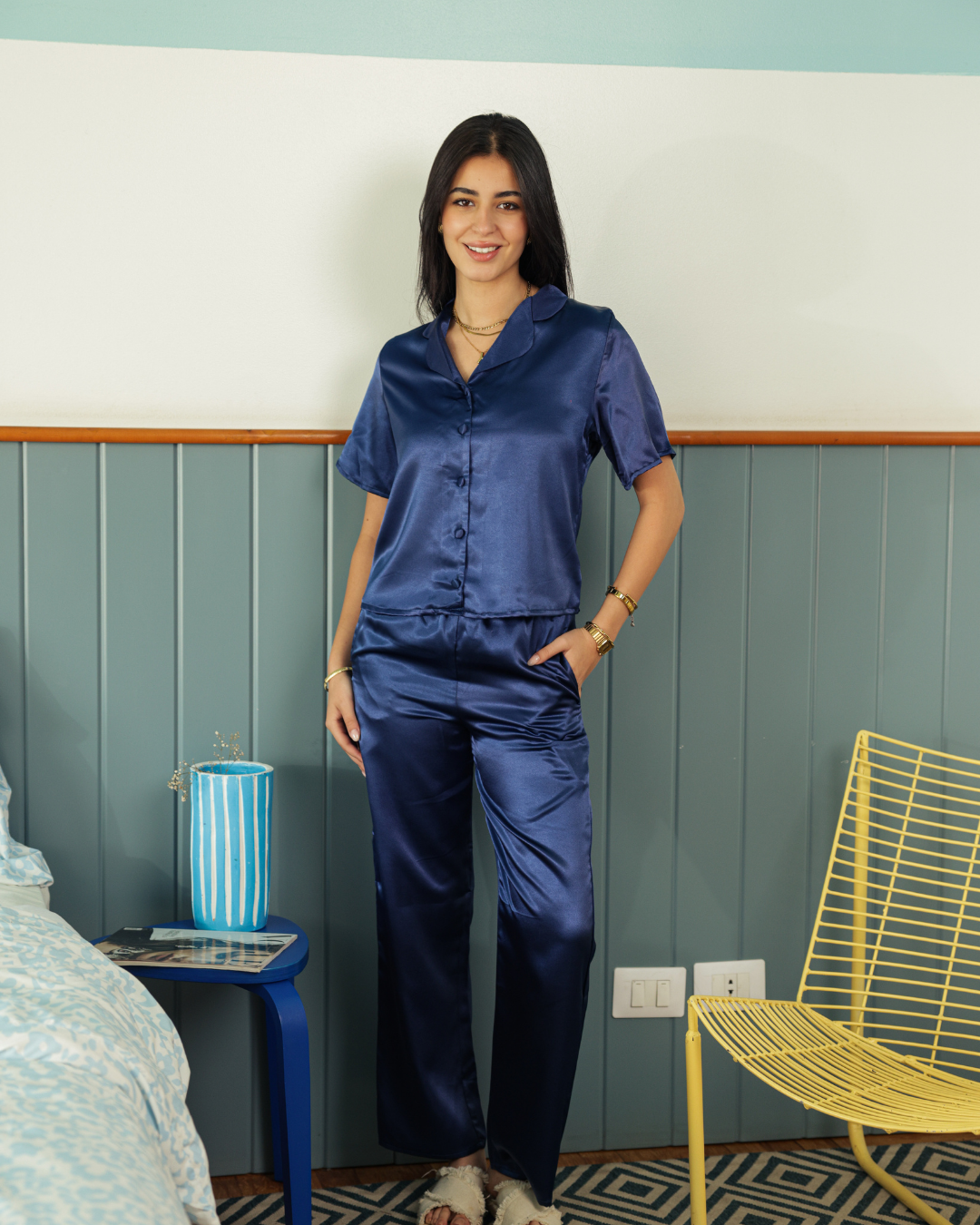 بيجاما حريمي زراير و بنطلون