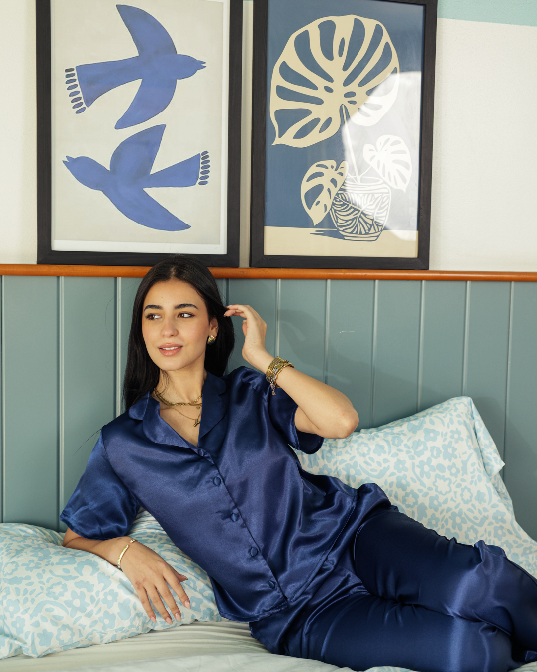 بيجاما حريمي زراير و بنطلون