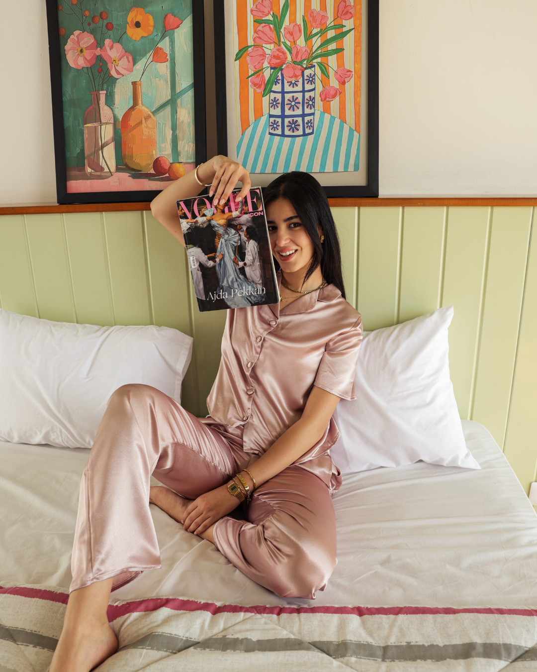 بيجاما حريمي زراير و بنطلون