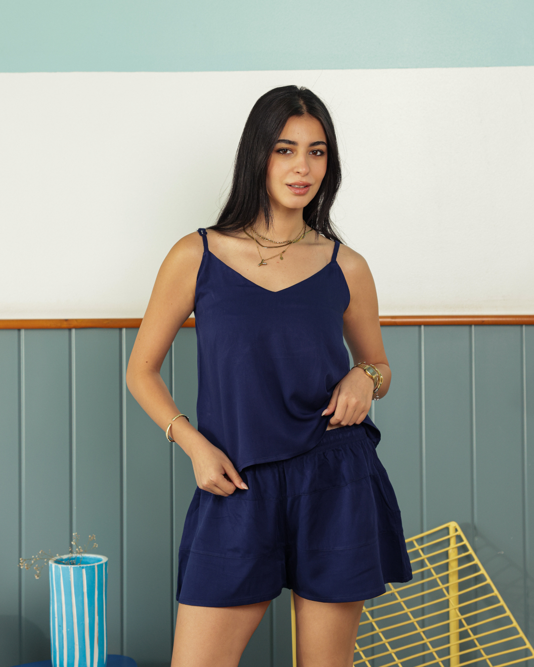 بيجاما حريمي حمالة و شورت