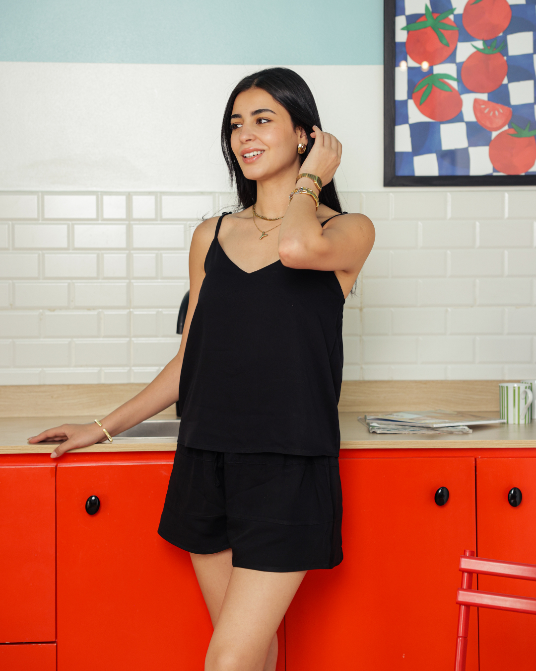 بيجاما حريمي حمالة و شورت