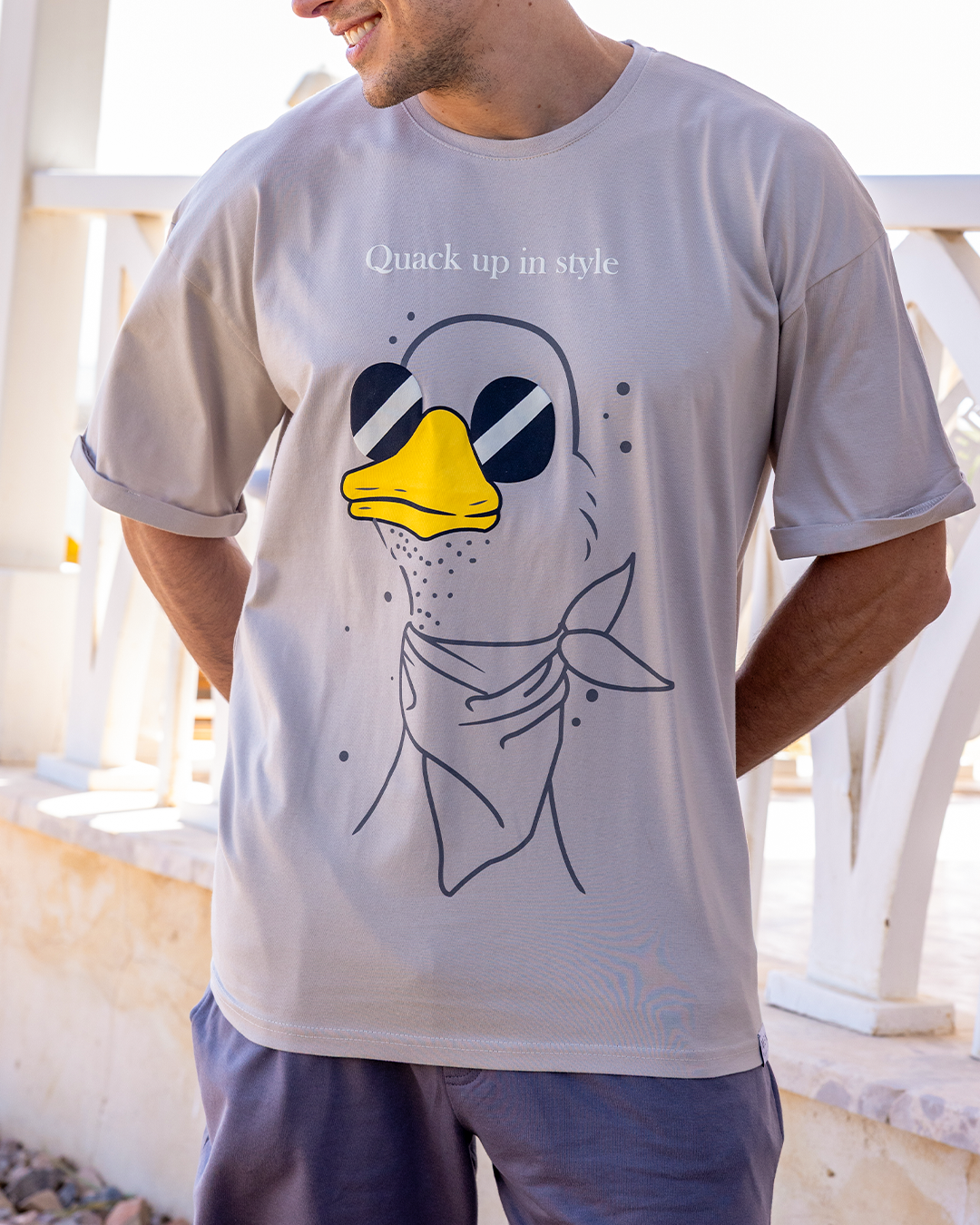 بيجاما تشيرت نص كم و شورت قطن