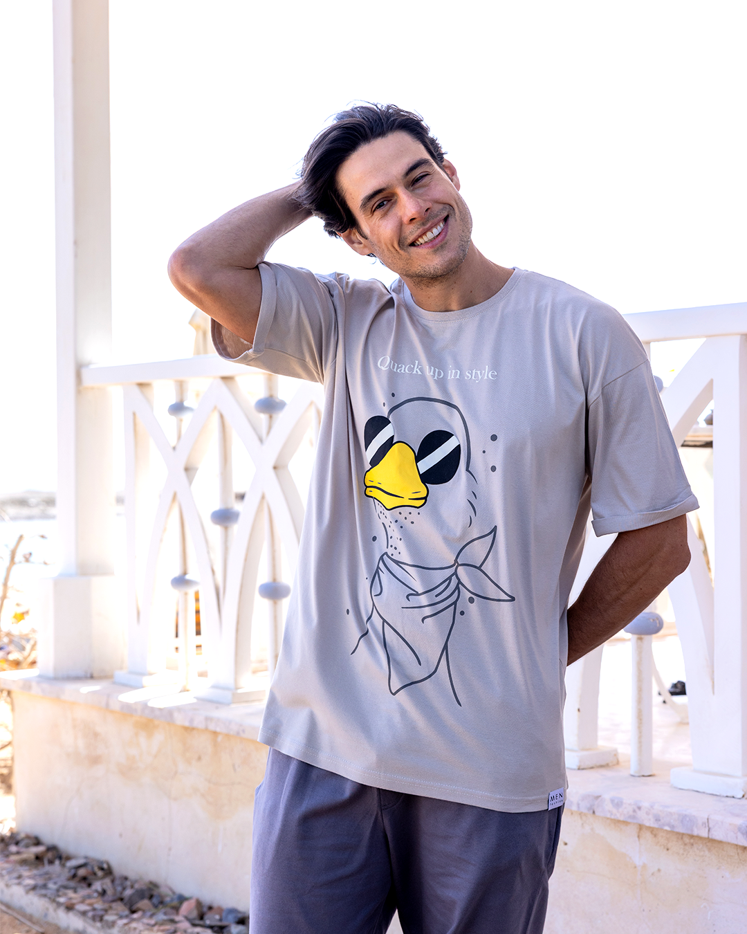 بيجاما تشيرت نص كم و شورت قطن