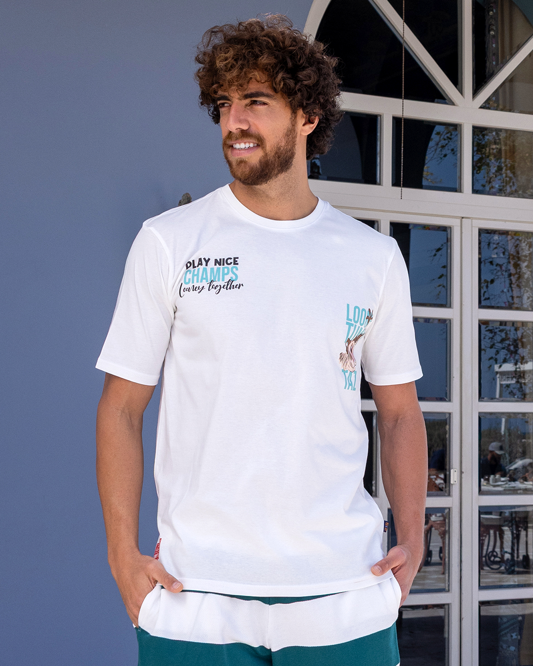 Taz the crazy half-sleeve pajamas shorts 