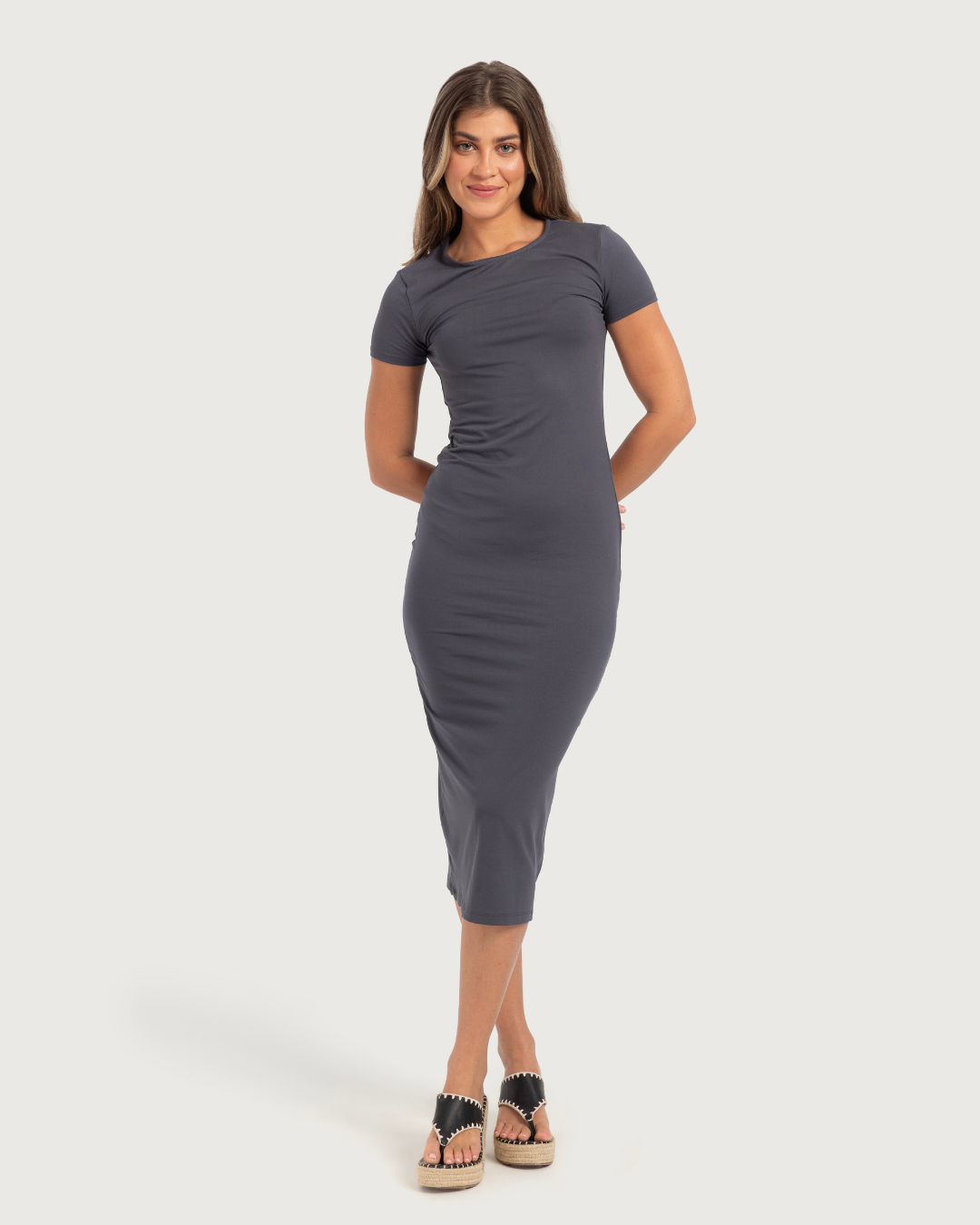 فستان نص كم  حريمي