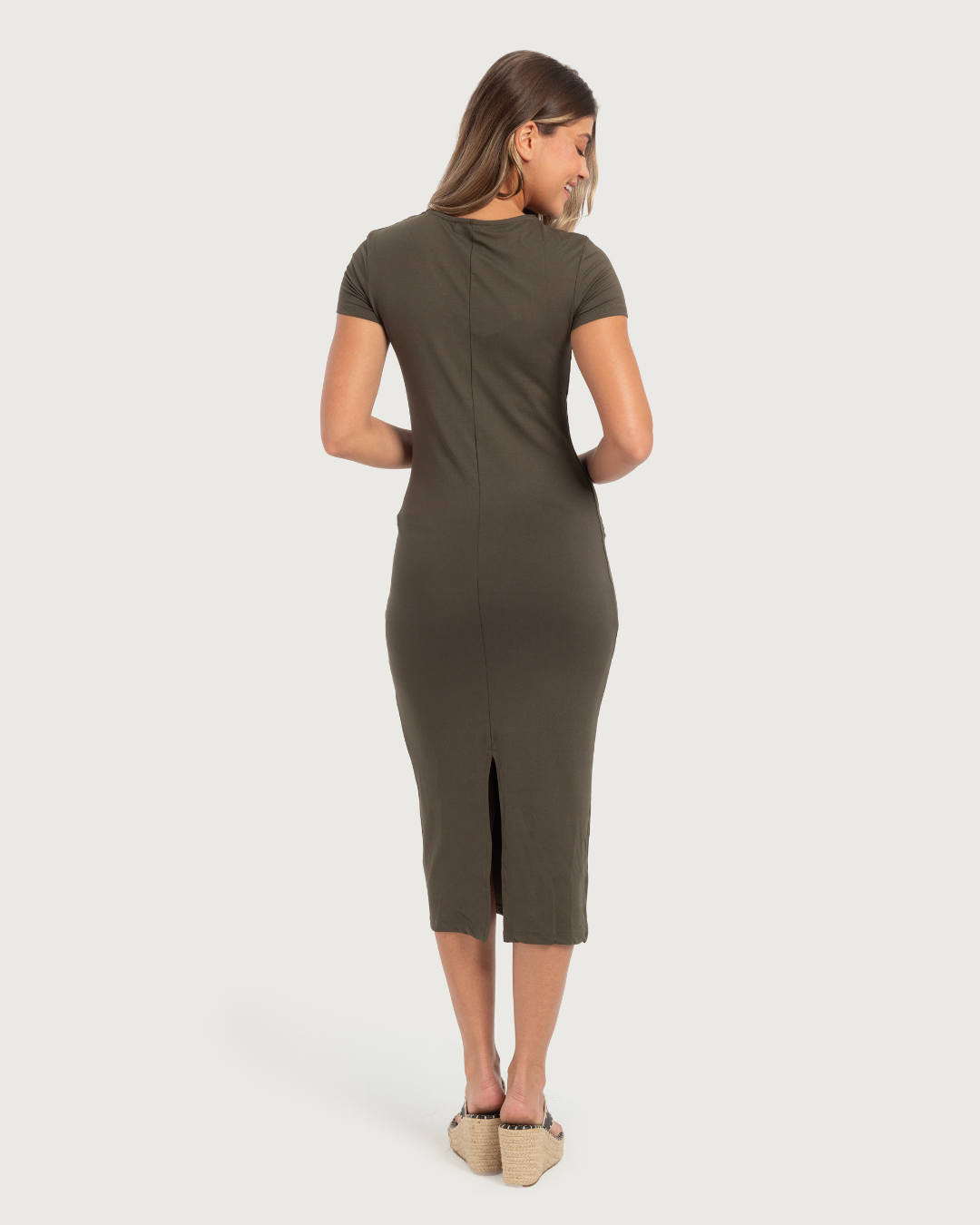 فستان نص كم  حريمي