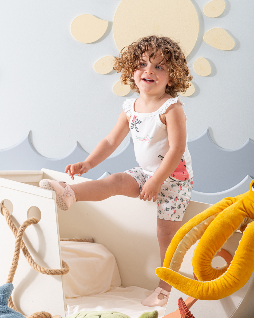 بيجاما حمالات و شورت قطن طباعه فراوله