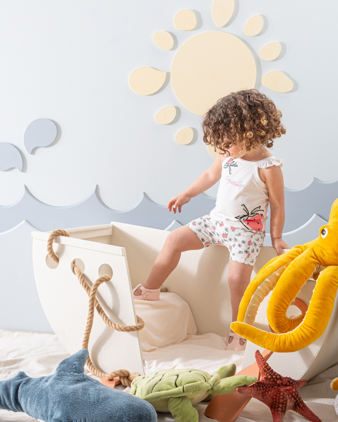 بيجاما حمالات و شورت قطن طباعه فراوله