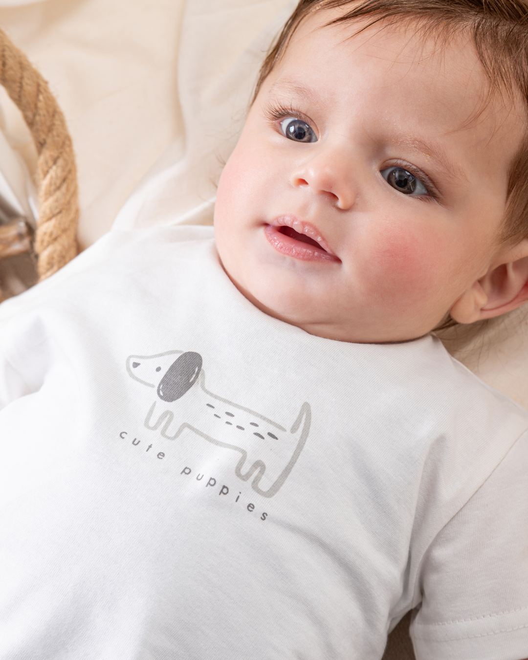 بيجاما بيبي قطن نص كُم جرو