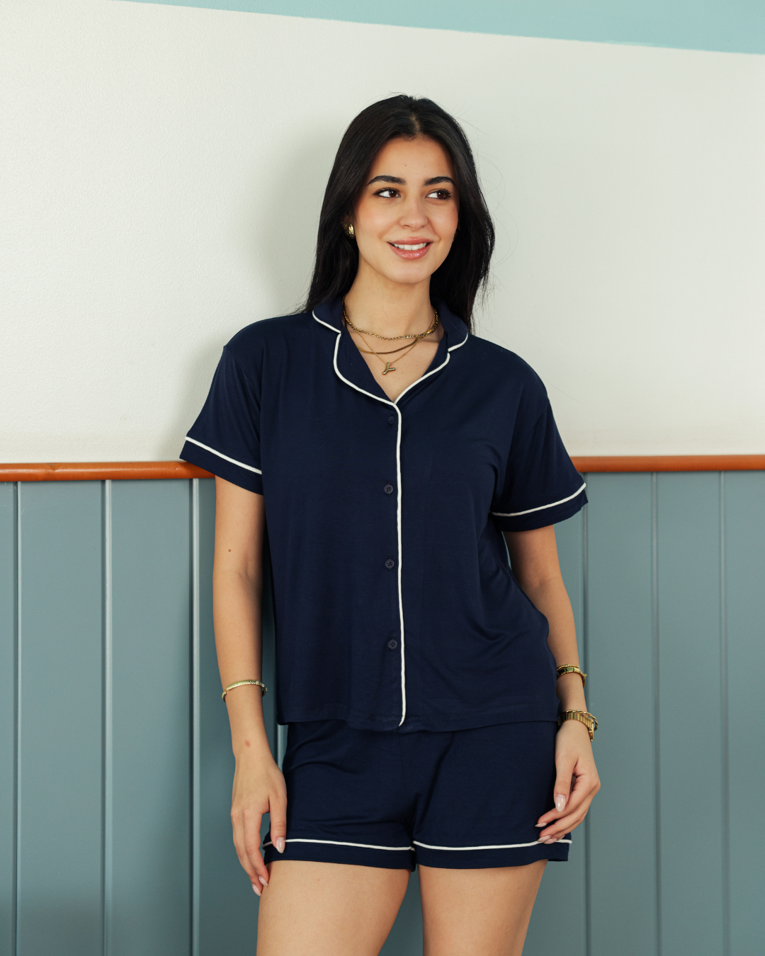 بيجاما حريمي كلاسيك بشورت