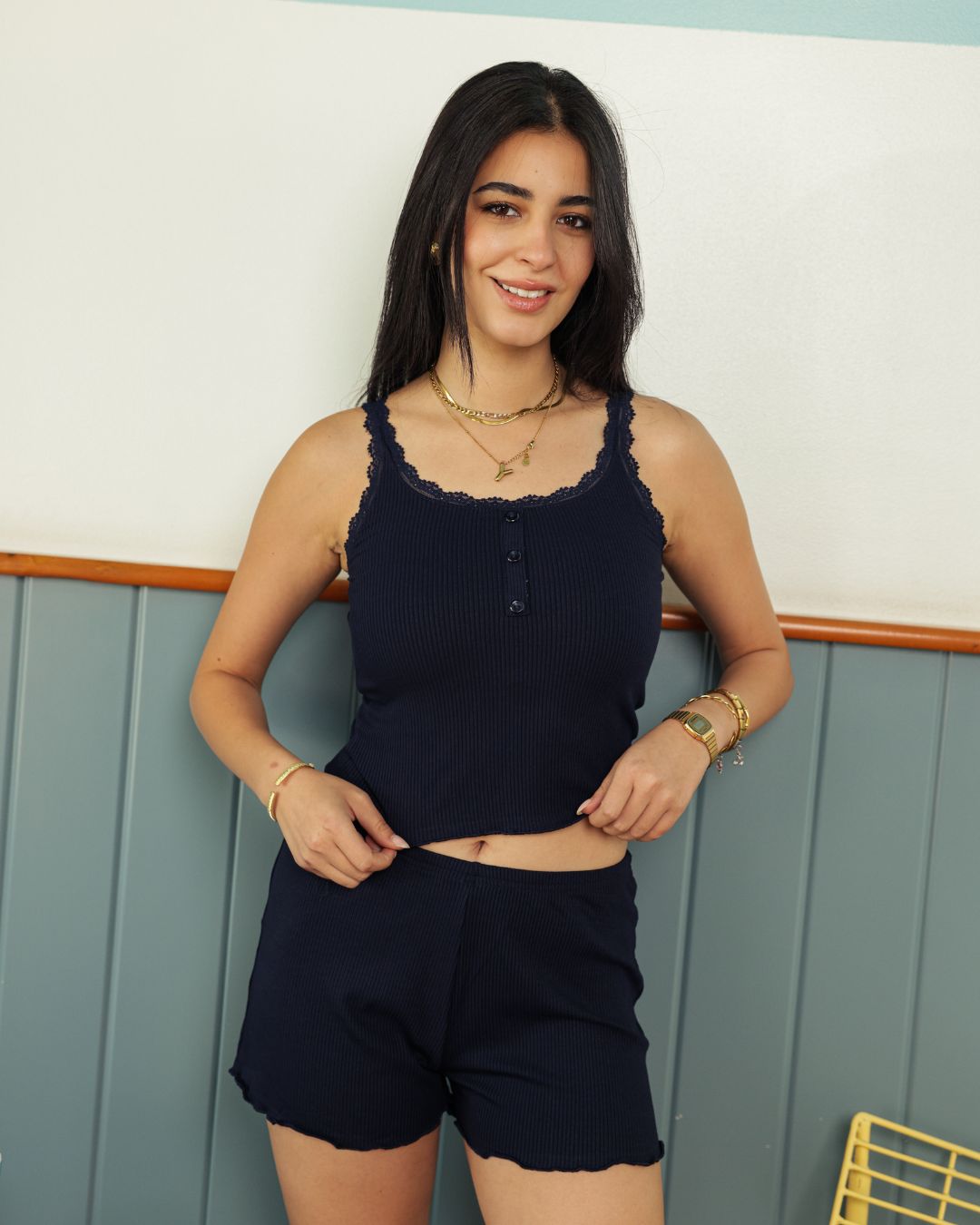 بيجاما حريمي توب بدانتل