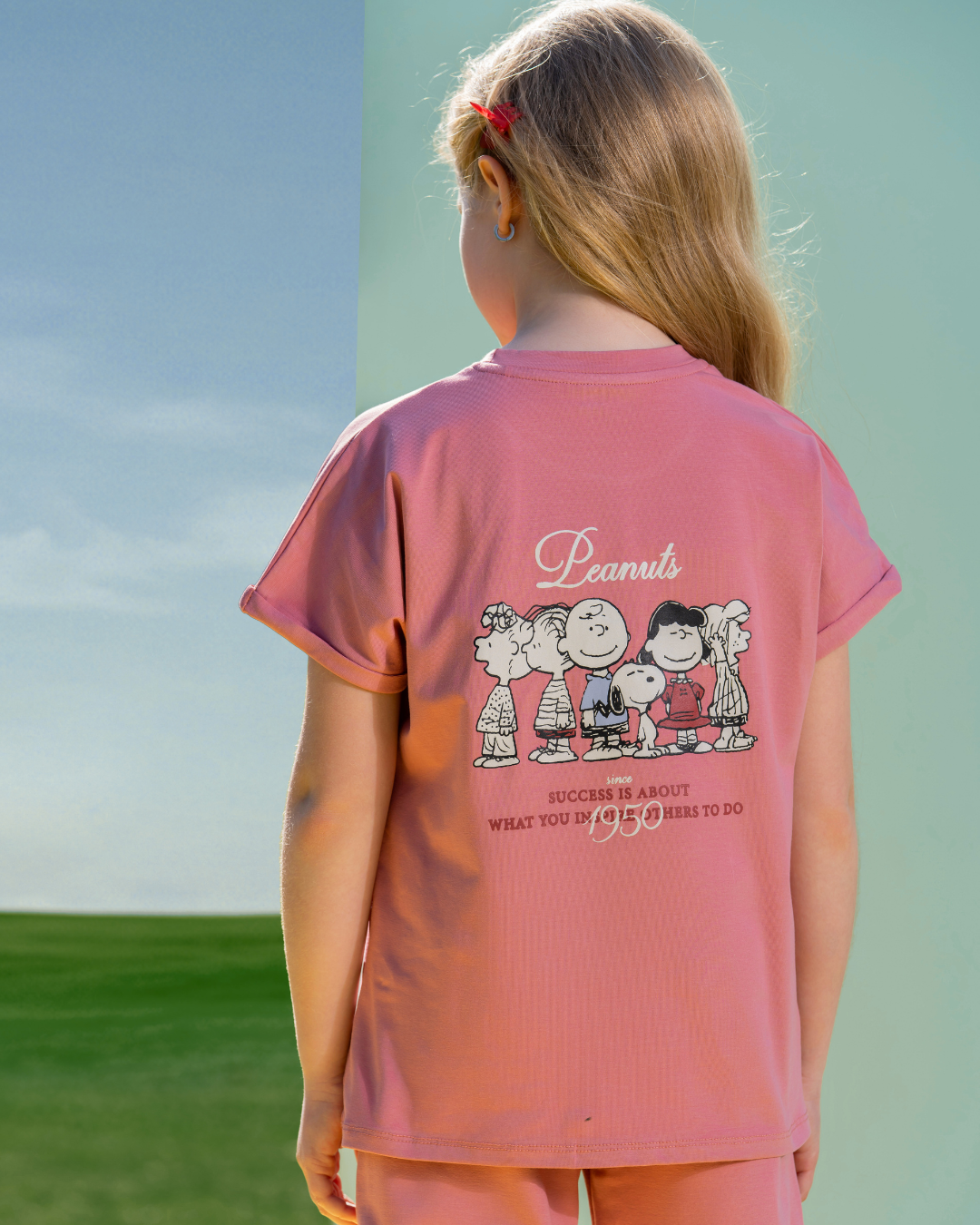 Snopy Friends Girls' pajama half sleeve pants
