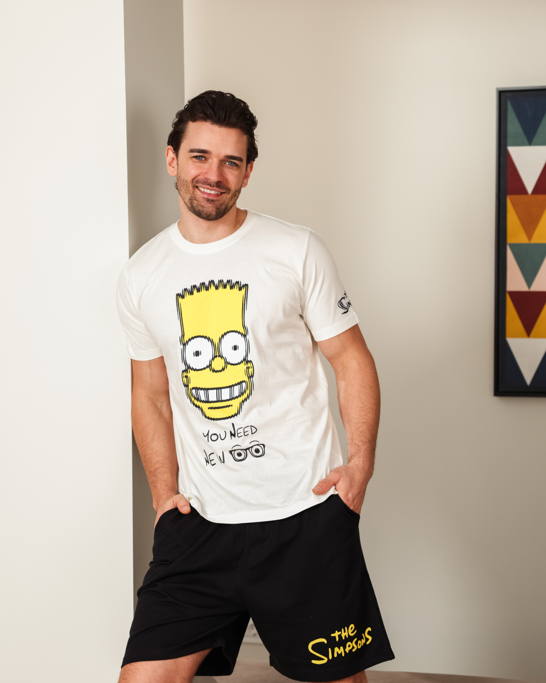 Simpsons بيجاما رجالي