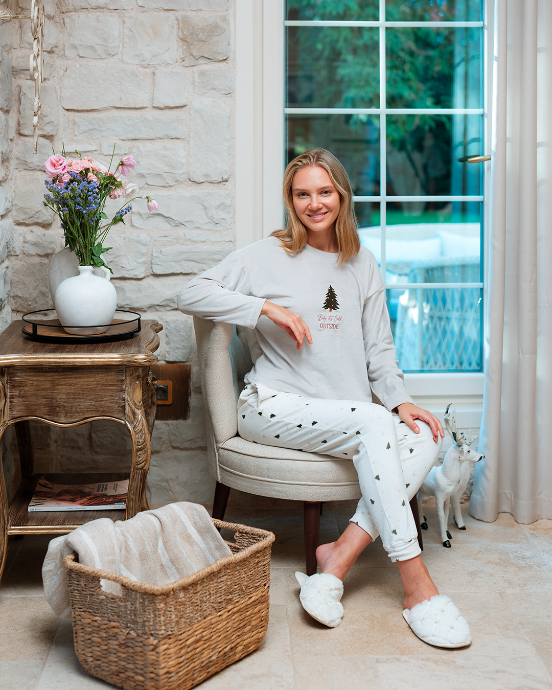 بيجاما حريمى Women Pajama Baby It's Cold Outside