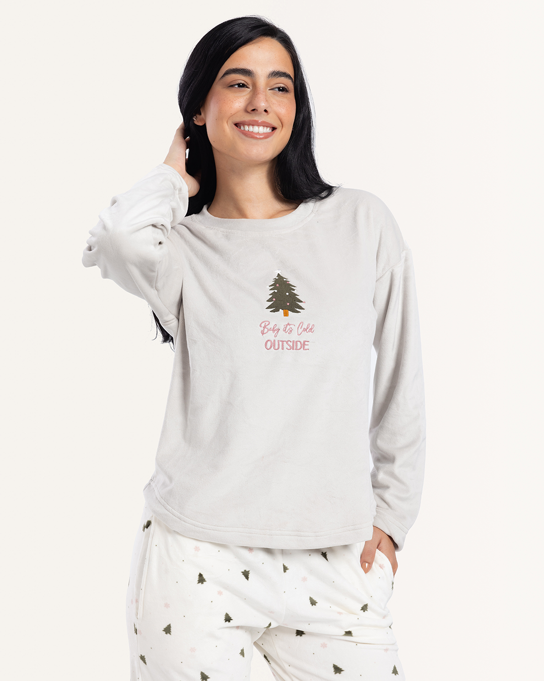 بيجاما حريمى Women Pajama Baby It's Cold Outside