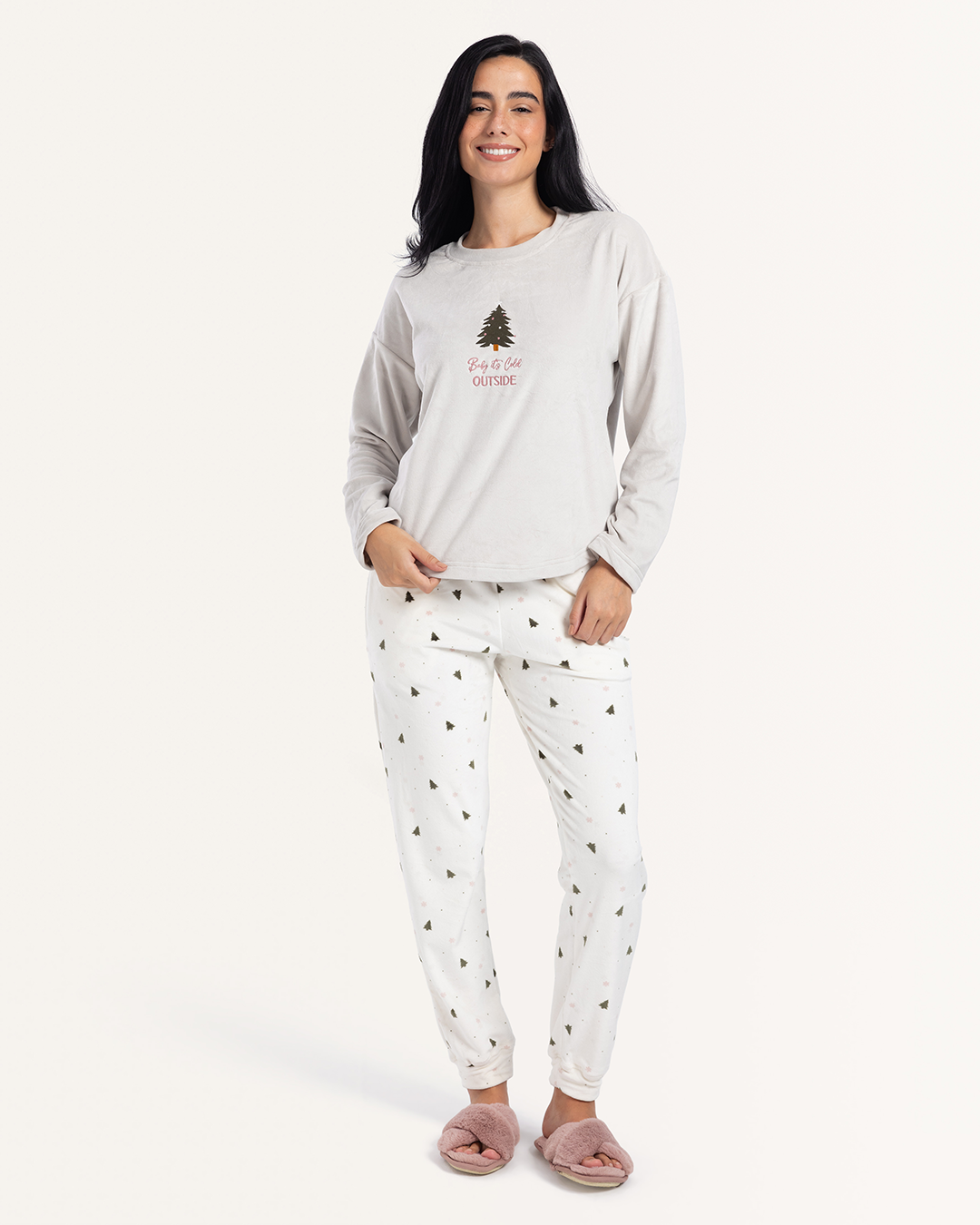 بيجاما حريمى Women Pajama Baby It's Cold Outside