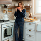 Vintage Long Sleeve Button Down Pajamas