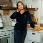 Vintage Long Sleeve Button Down Pajamas