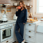 Vintage Long Sleeve Button Down Pajamas