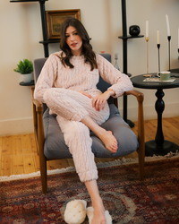 بيجاما بنطلون فرو