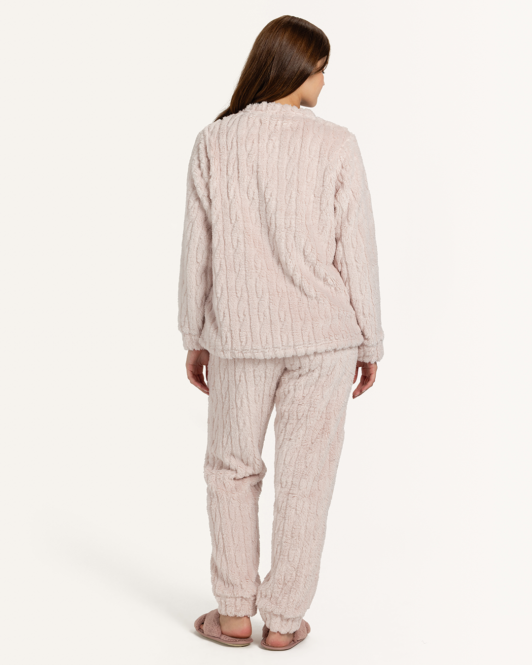 بيجاما بنطلون فرو