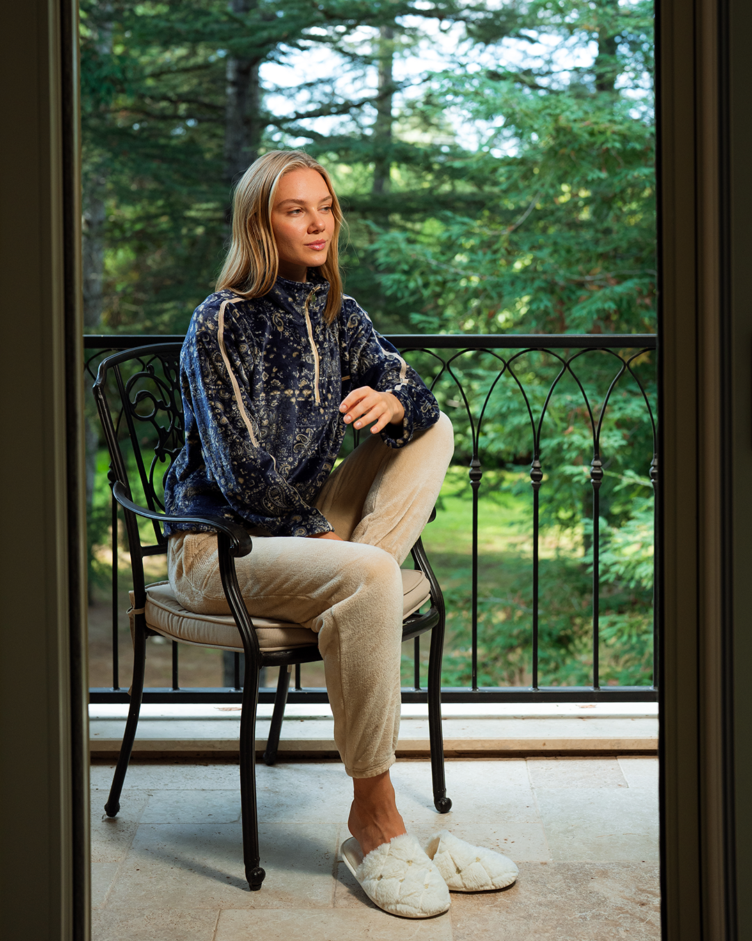 بيجاما بولار طباعه بيزلى