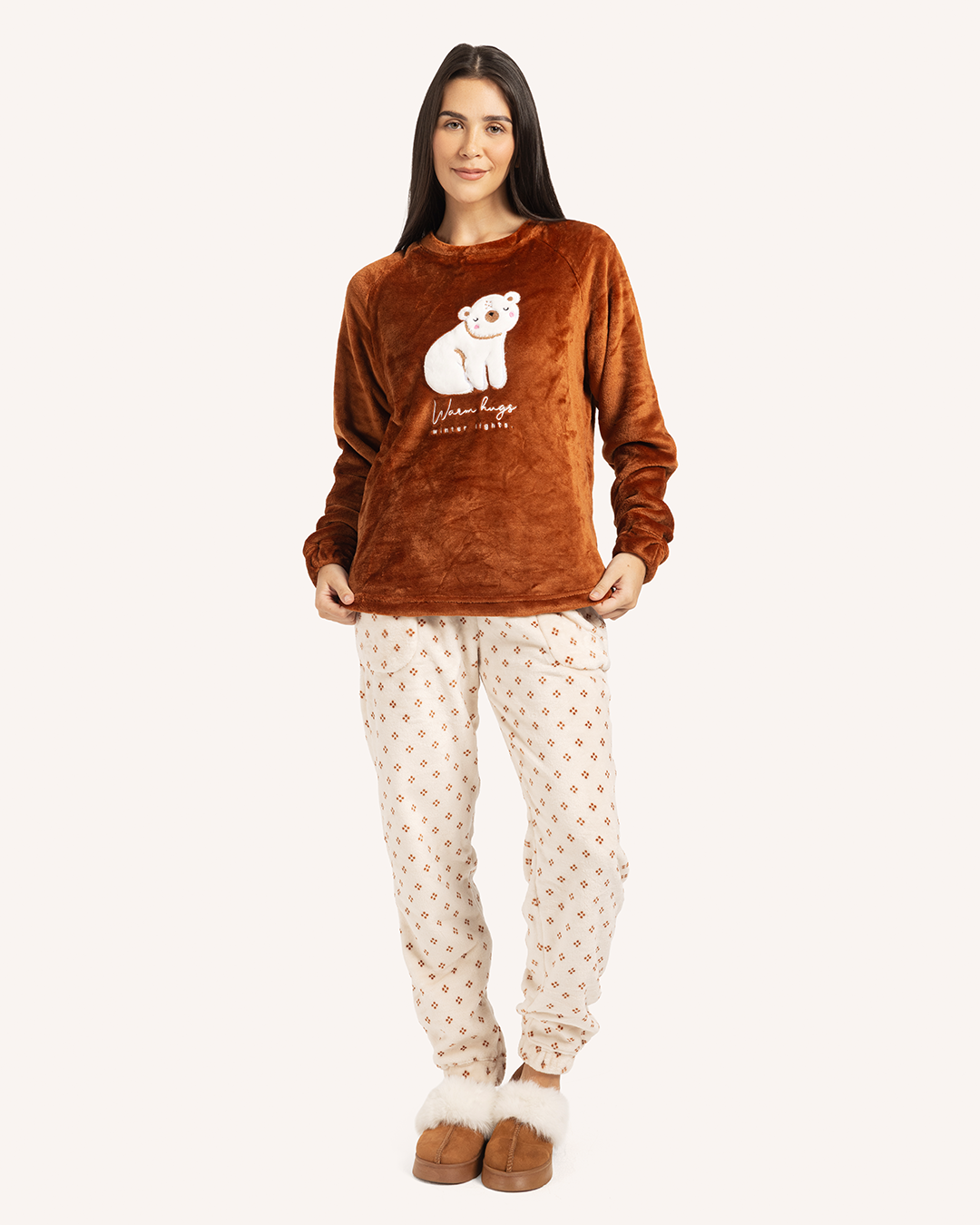 بيجاما بولار احضان الدافئه