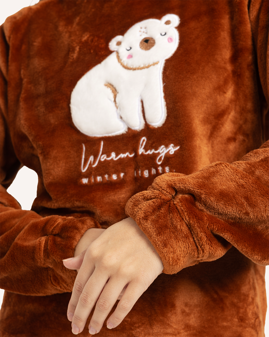 بيجاما بولار احضان الدافئه