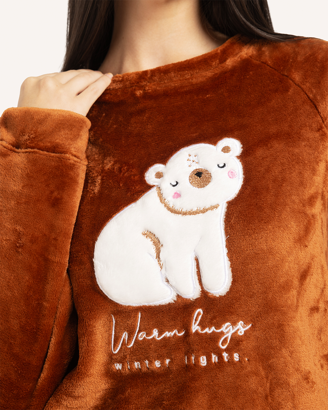 بيجاما بولار احضان الدافئه