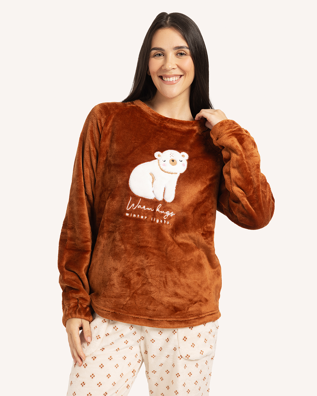 بيجاما بولار احضان الدافئه