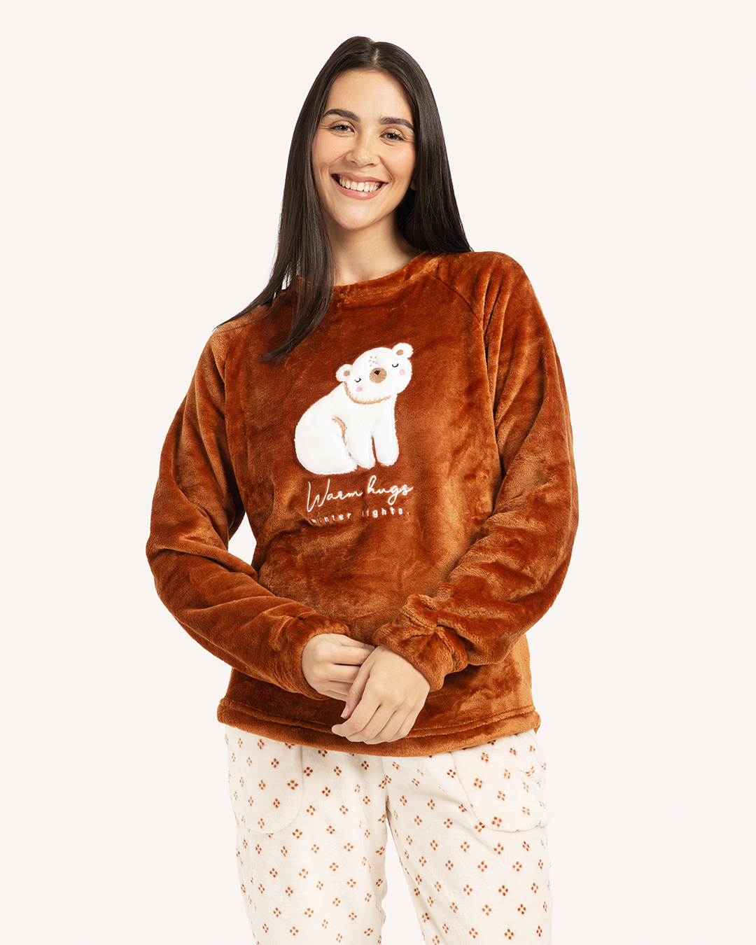 بيجاما بولار احضان الدافئه