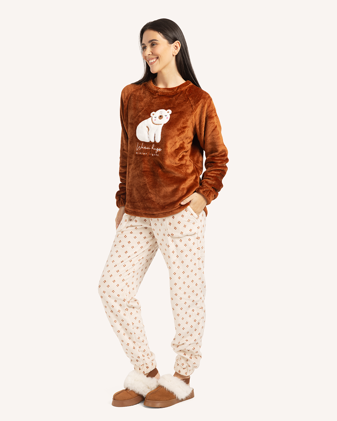 بيجاما بولار احضان الدافئه