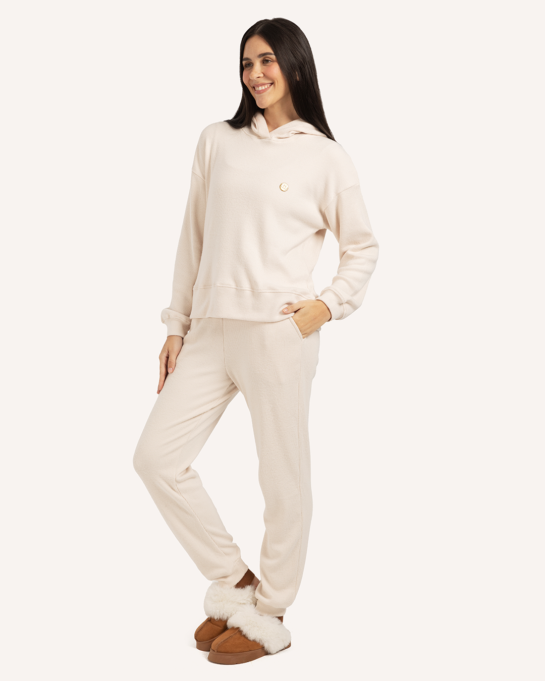 طقم  جاكارد كُم طويل