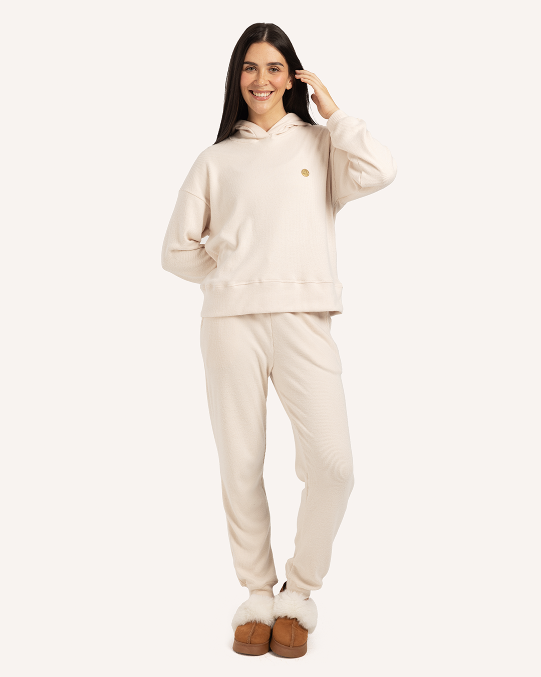 طقم  جاكارد كُم طويل