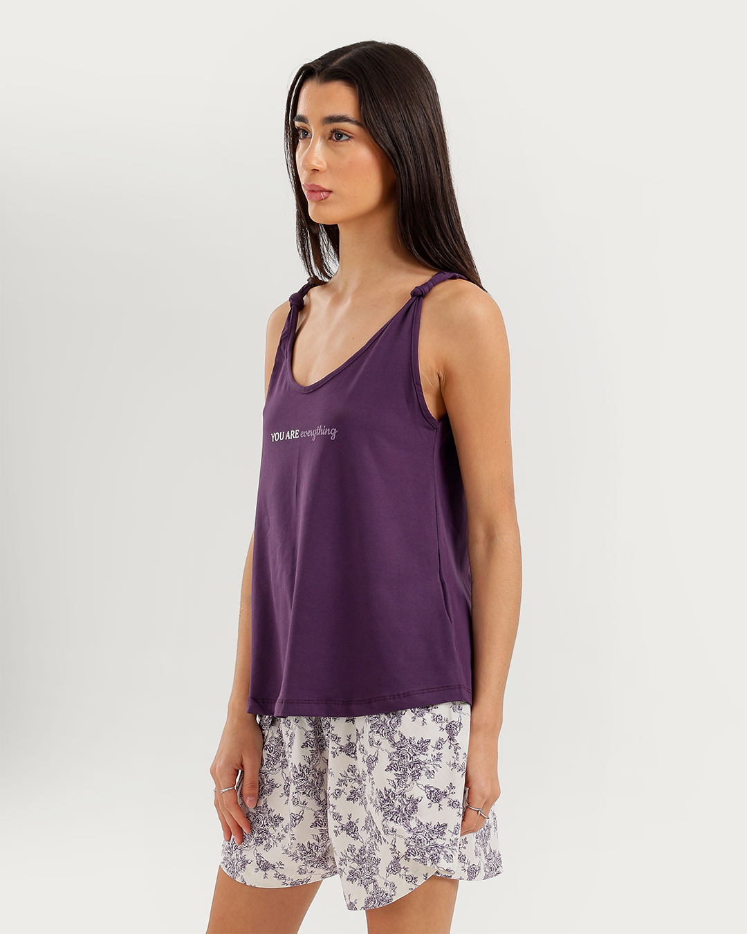 Women's Printed Cashmere Shorts Pajama Set