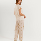 Women's Wide Leg Pants Pajama Set