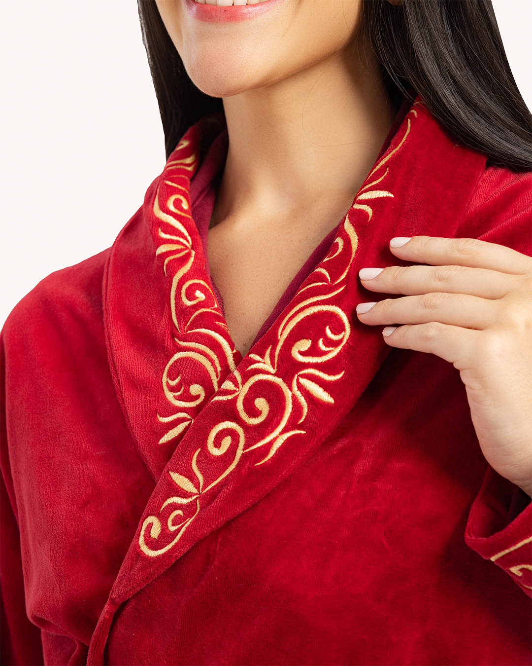 روب حريمي كول شال قطيفة