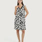 Women's V-Neck Camisole with Printed Sleeve