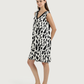 Women's V-Neck Camisole with Printed Sleeve