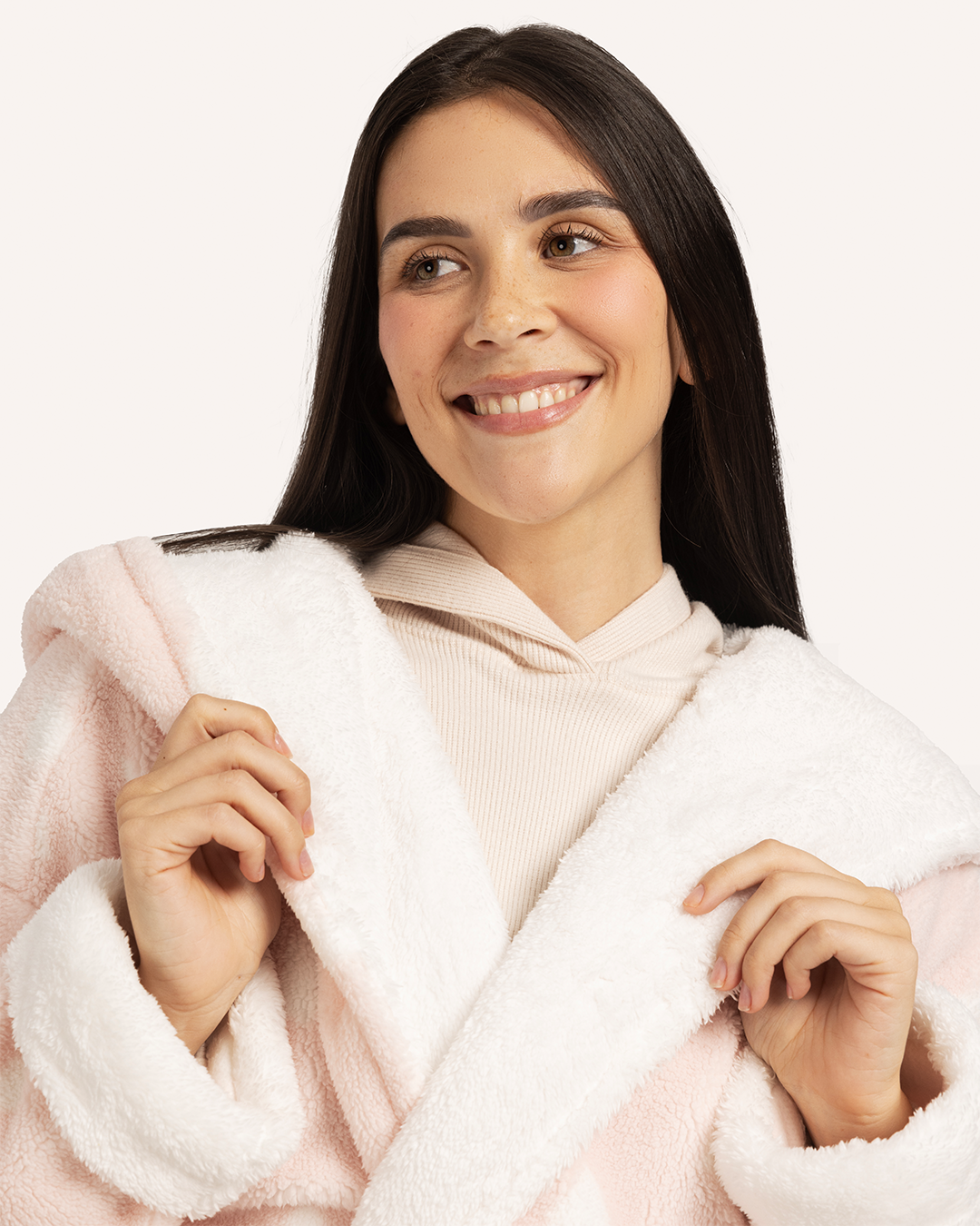 روب  أشجار الكريسماس الوردية