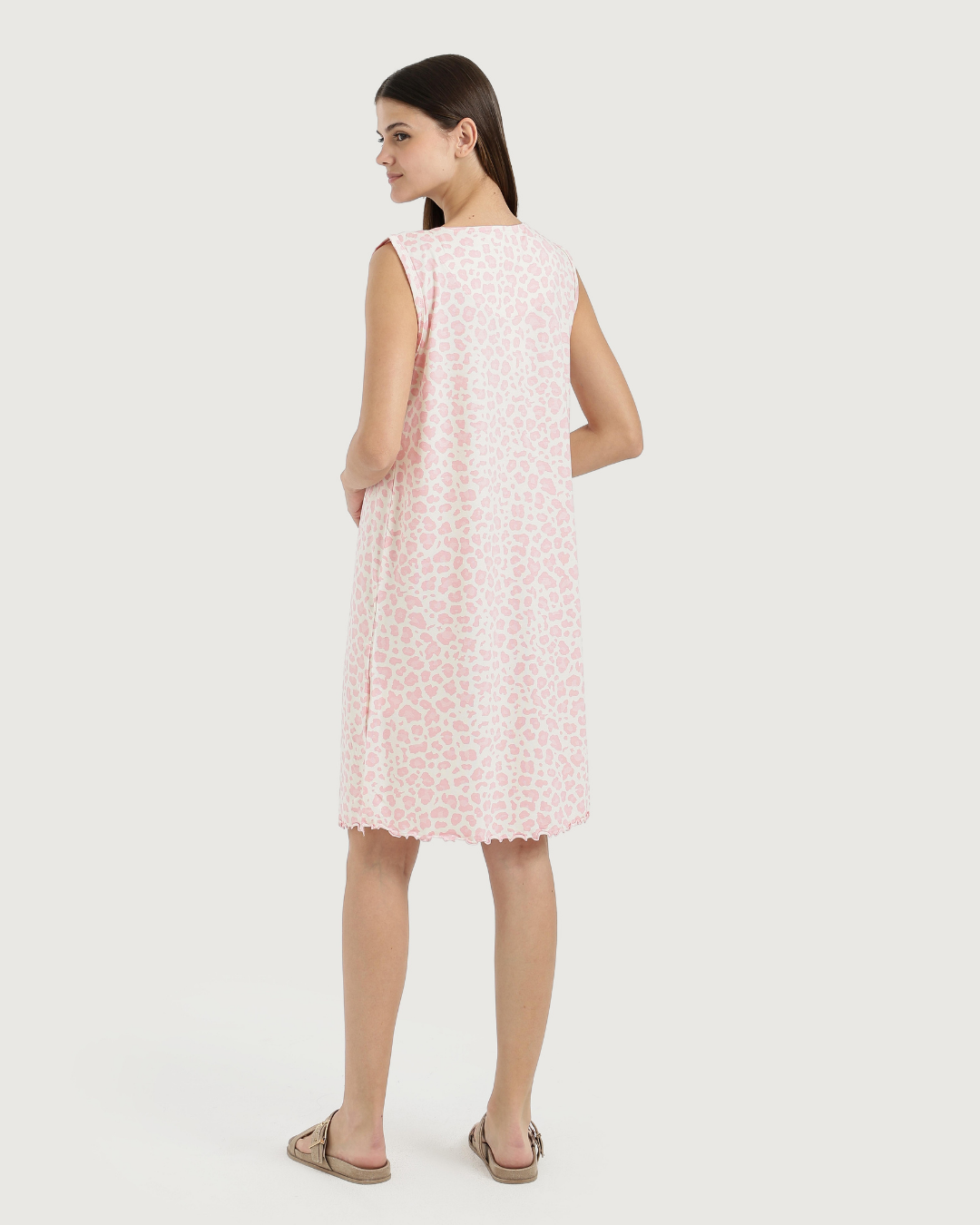 Women's V-Neck Camisole with Printed Sleeve