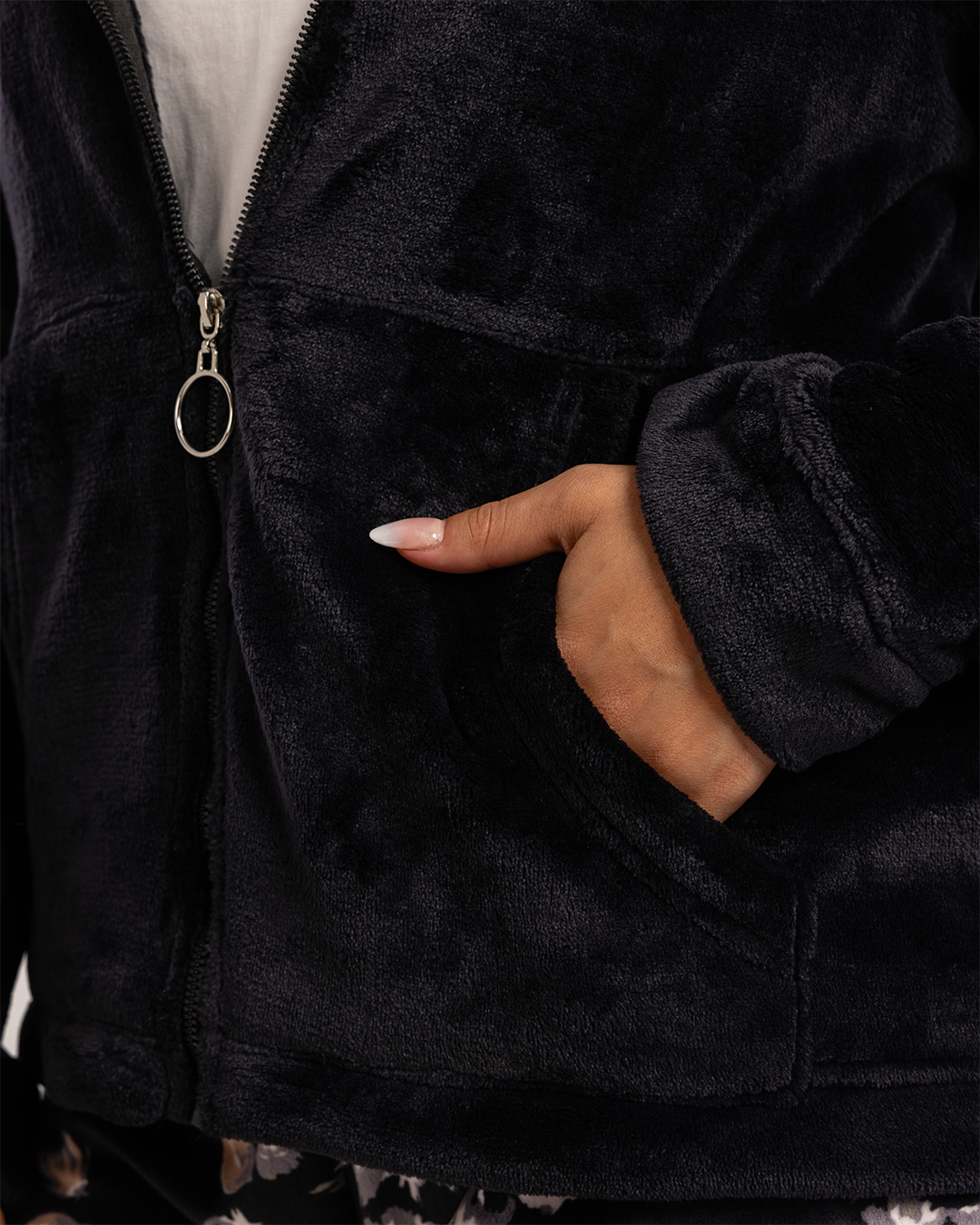 بيجاما 3 قطع ورود الشتاء